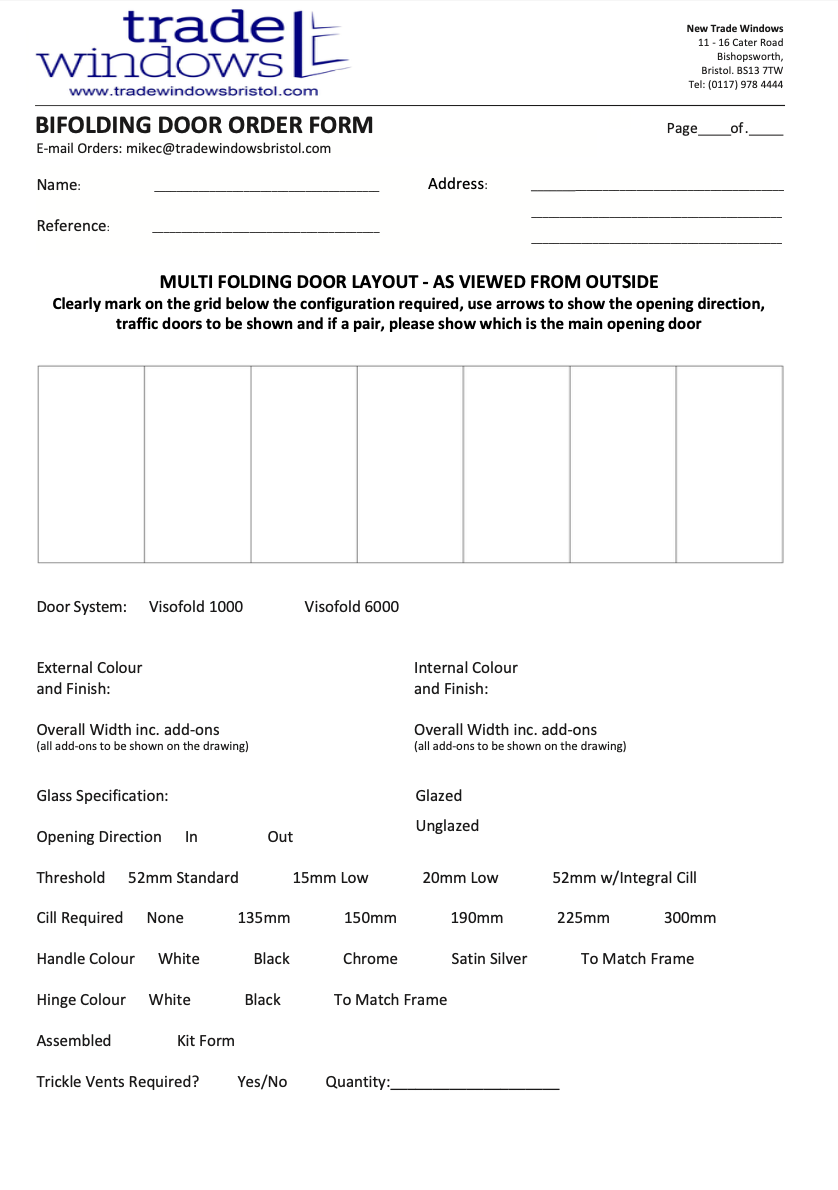 order form